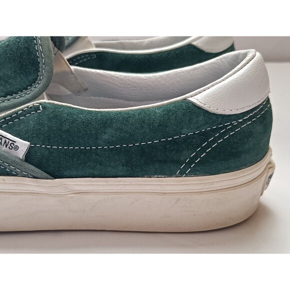 Vans Slip-On 59 Pig Suede sneakers Green Men's 8 Women's 9.5 - Picture 5 of 10
